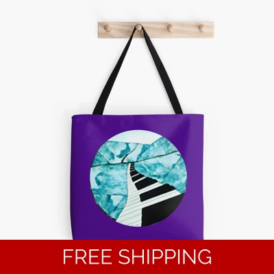 Le Studio Tote Bag Piano Window Full
